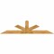 Ekena Millwork Saratoga Rough Sawn Timber Gable Bracket, Western Red Cedar, 96"W x 24"H x 2"D x 6"F, 6/12 Pitch GBW096X24X0206SAR00RWR - alternate 1